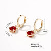 1 Pair Elegant Luxurious Water Droplets Plating Inlay Copper Zircon Drop Earrings