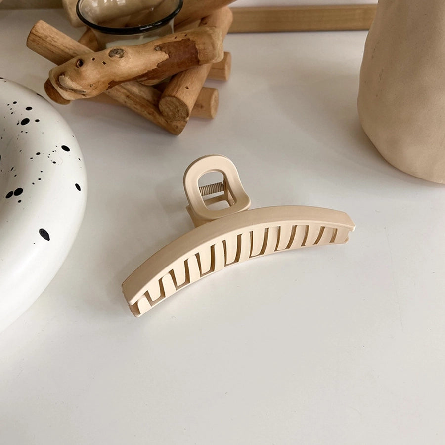 new milk tea coffee color clip elegant temperament hairpin simple hair accessories