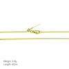 Copper 18K Gold Plated Solid Color Necklace