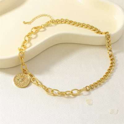 Jewelry Hip-Hop Portrait Copper Zircon Inlay Pendant Necklace