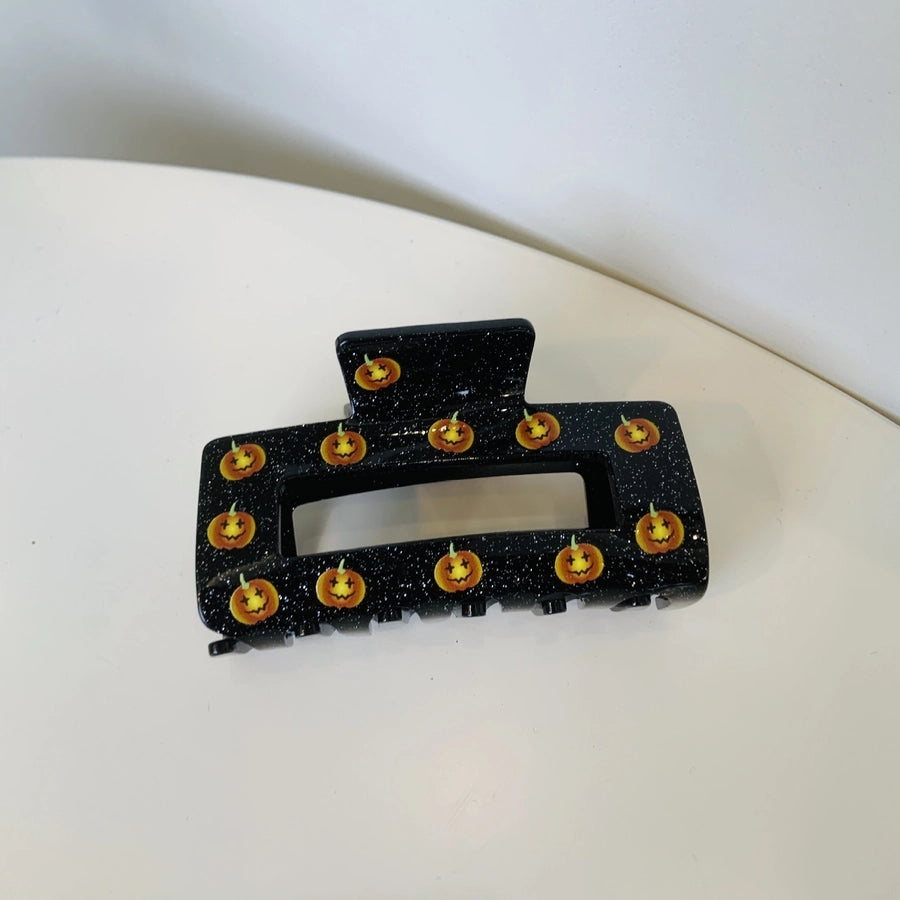 Halloween Cartoon Style Women's Color Block Arylic Polishing Hair Claws