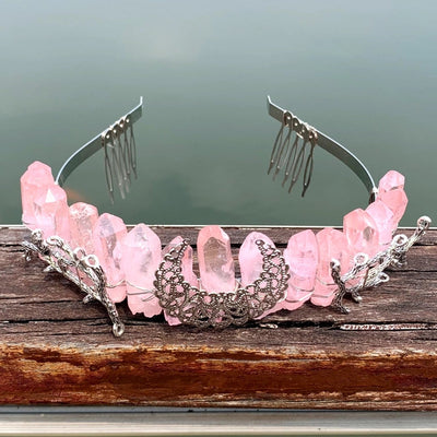fashion moon crown alloy hollow out crown