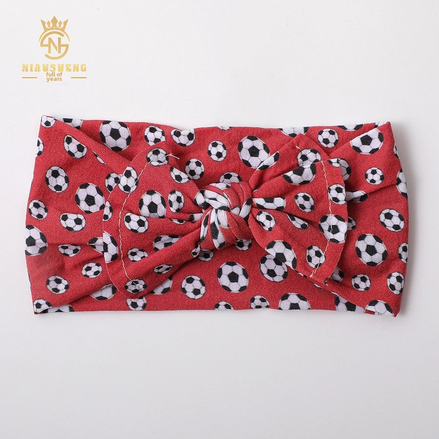 New  children's headdress jacquard soft hair tie bow hair band baby newborn headband baby hair band