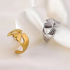 Jewelry Elegant Heart Shape Titanium Steel Open Rings