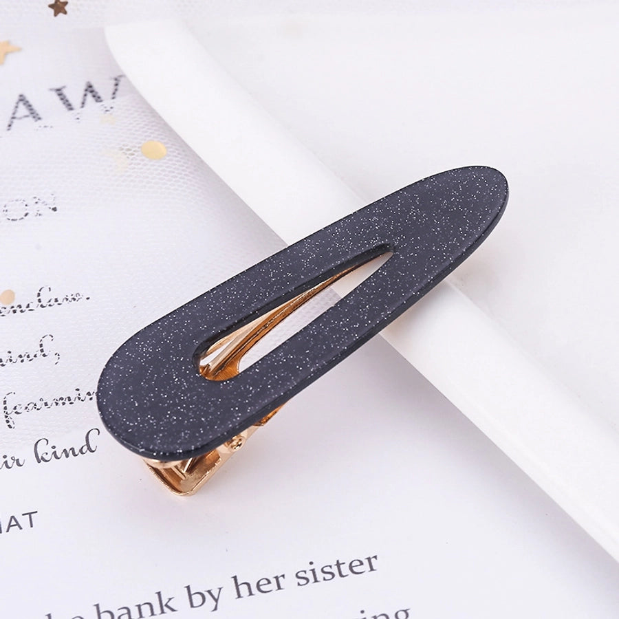 retro color block polka dots acetic acid sheets hair clip 1 piece