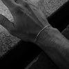 Vacation Simple Style Classic Style Solid Color 304 Stainless Steel 18K Gold Plated White Gold Plated Bracelets In Bulk