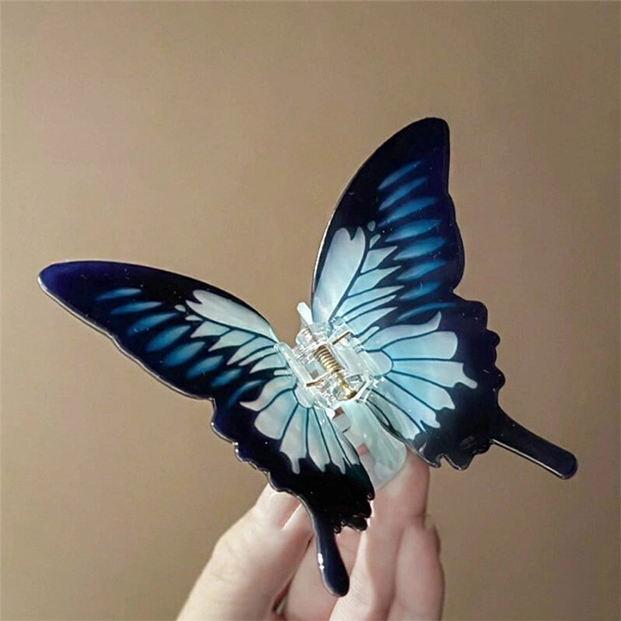 Women's IG Style Korean Style Butterfly Arylic Plating Hair Clip Hair Claws