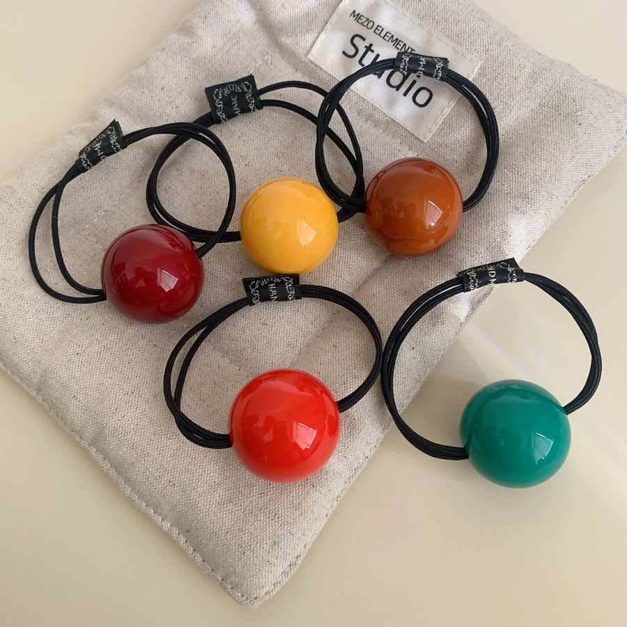 Women's Simple Style Classic Style Solid Color Plastic Hair Tie