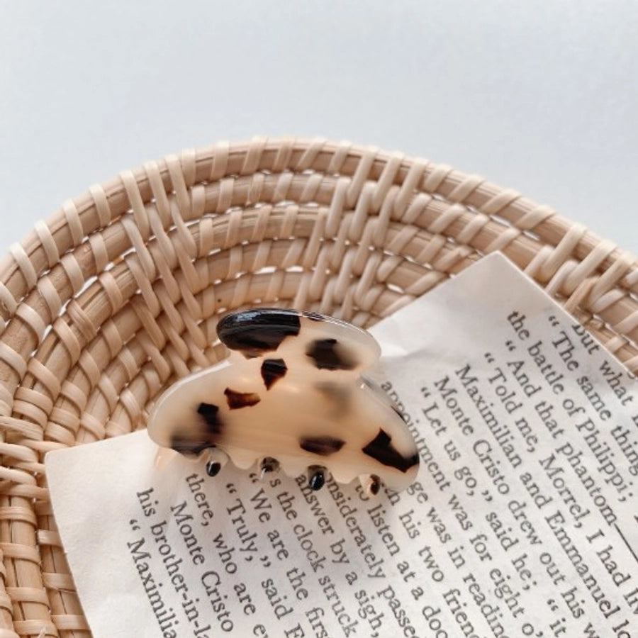 Women's Vintage Style Leopard Acetic acid sheets Hair Claws