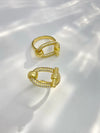 Jewelry Vintage Style Classic Style Geometric Copper Zircon Mixed Metal Rings Bracelets