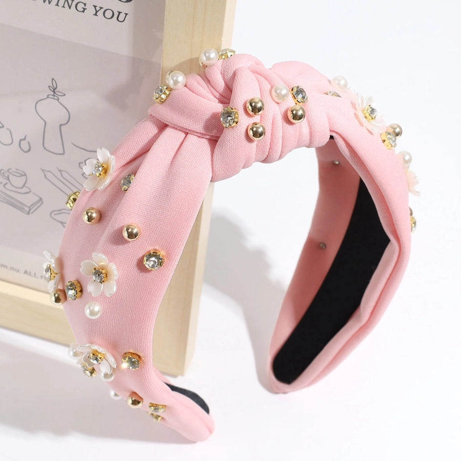 Women's Vacation Simple Style Solid Color Cloth Hair Band