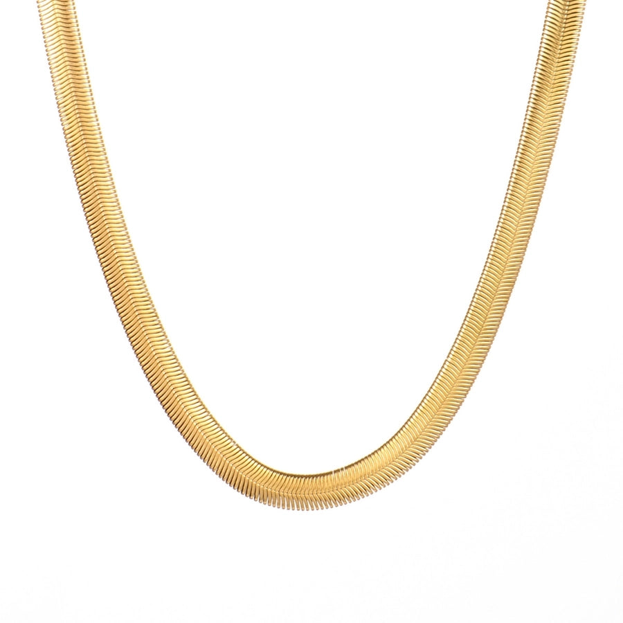 Jewelry IG Style Simple Style Solid Color Titanium Steel Necklace