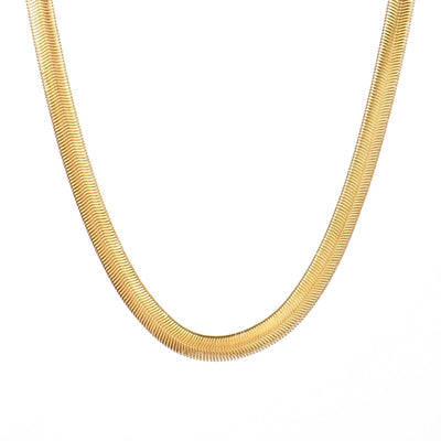 Jewelry IG Style Simple Style Solid Color Titanium Steel Necklace