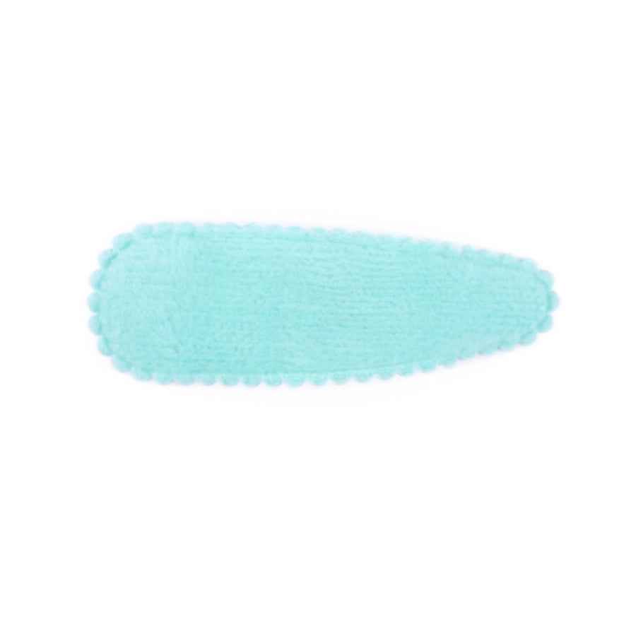 cute solid color alloy cloth hair clip 1 piece