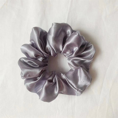 simple style solid color cloth handmade hair tie