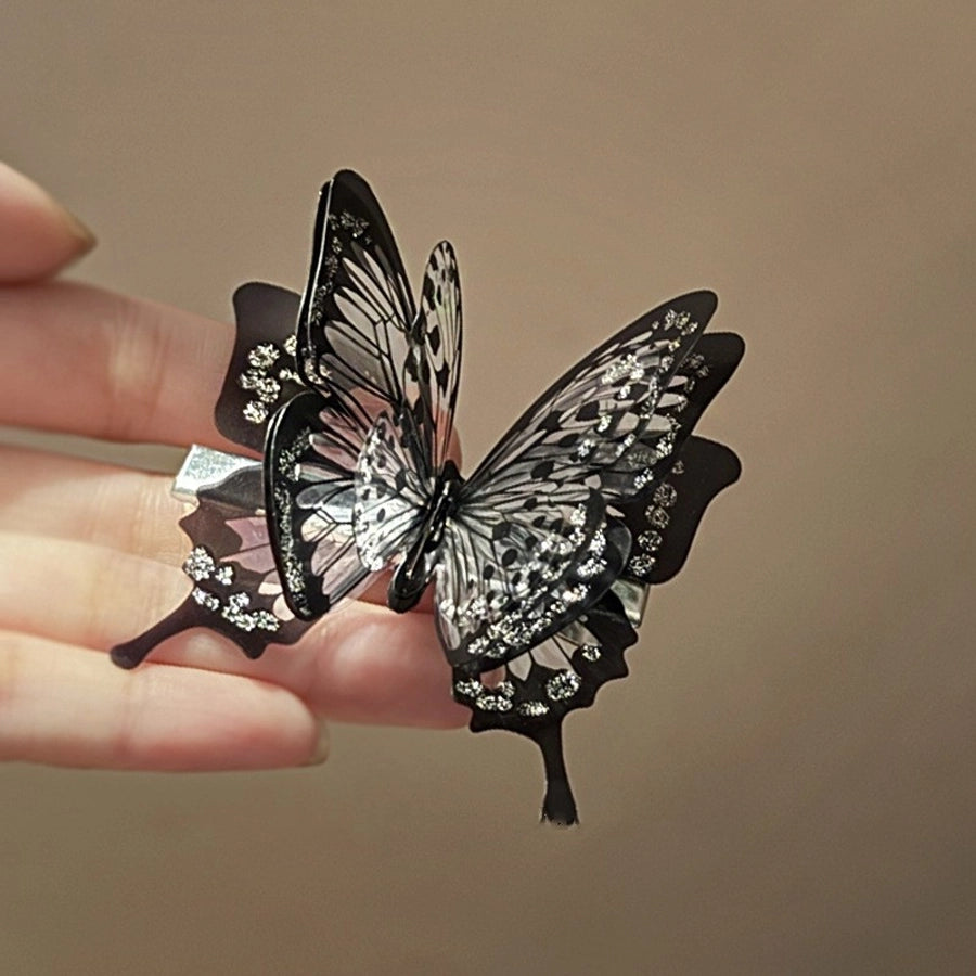 Women's IG Style Korean Style Butterfly Arylic Plating Hair Clip Hair Claws