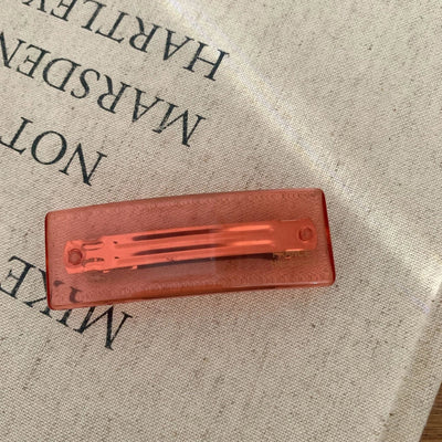 Women's Basic Simple Style Classic Style Arc Injection Molding Hair Clip