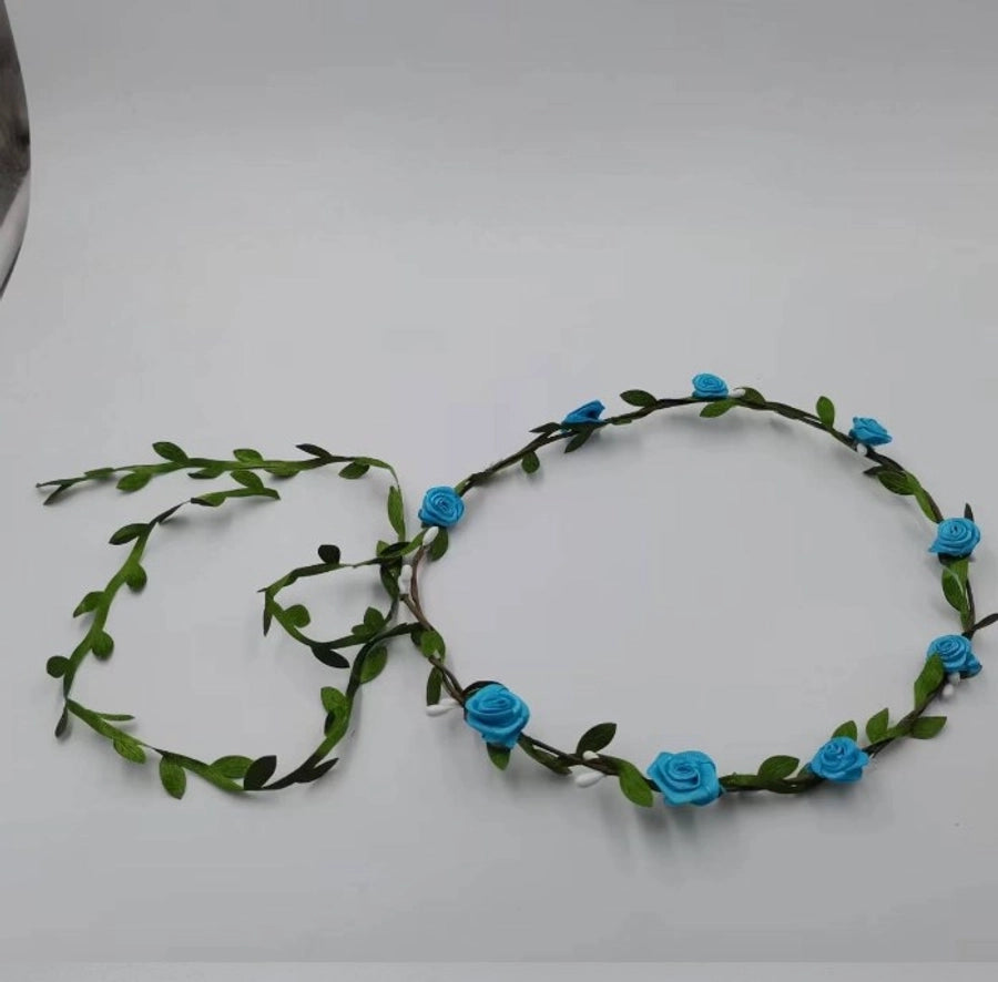 Women's Pastoral Flower Cloth Hair Band