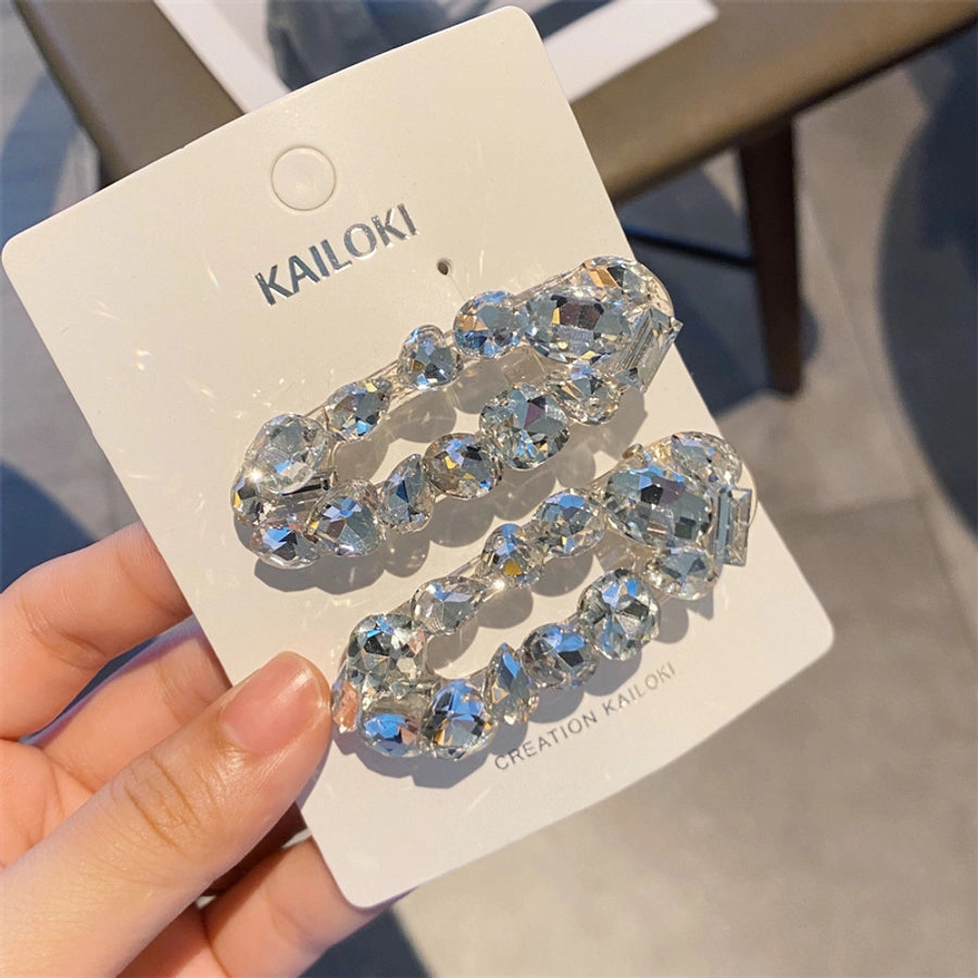 fairy style sparkly artificial crystal hair clip