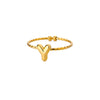 Jewelry Elegant Simple Style Streetwear Letter 304 Stainless Steel Plating Open Rings