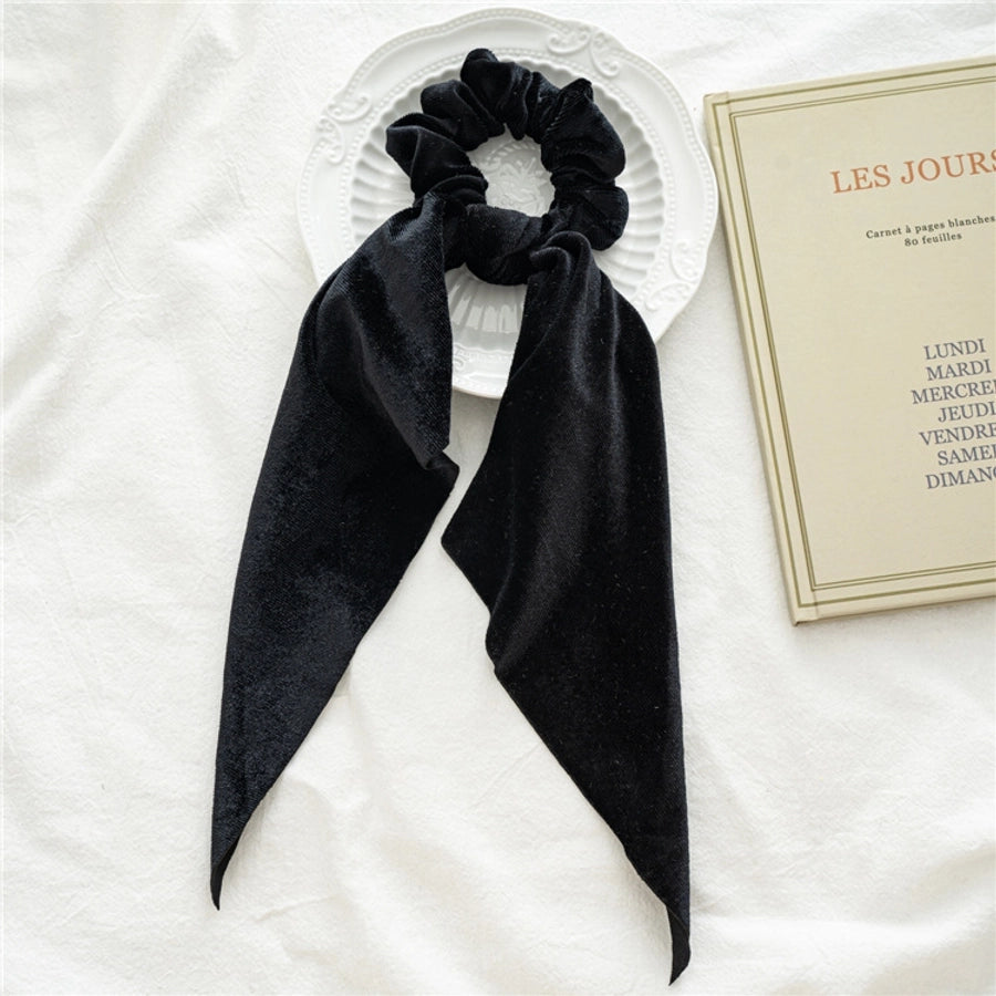 Women's Simple Style Classic Style Solid Color Flannel Hair Tie