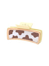 Women's Cute Cows Cow Pattern Pu Leather Hair Claws