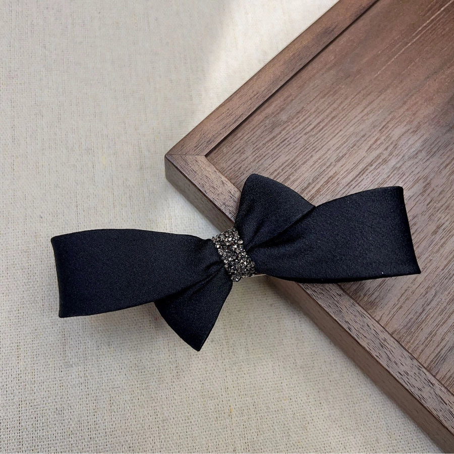 High-end Refined Butterfly Hairband Simple Internet Celebrity Hair Accessories Back Head Spring Clip Chain Rhinestone Hand Rhinestone