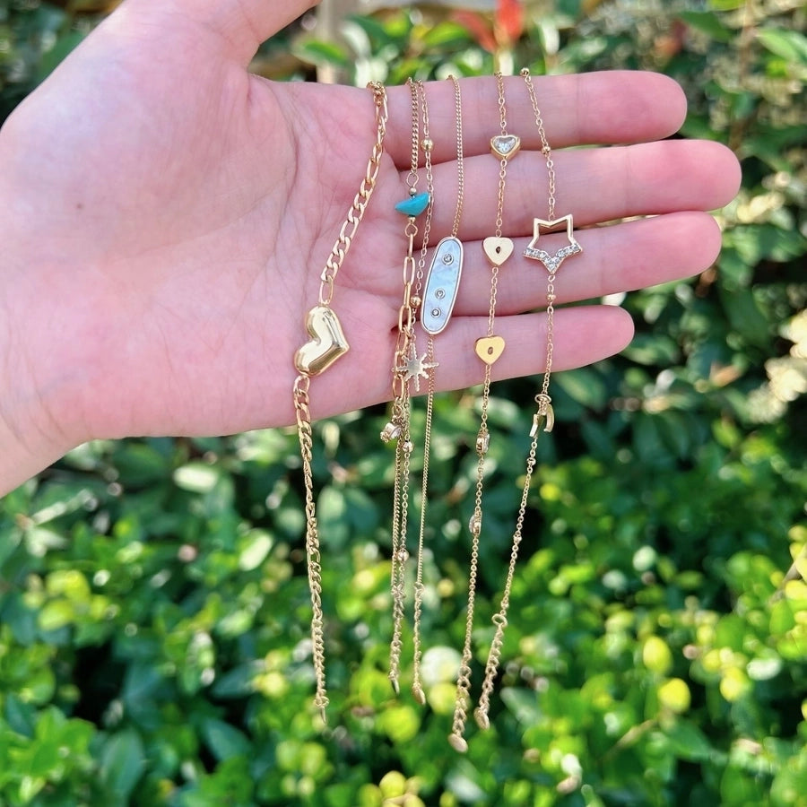 Basic Modern Style Classic Style Geometric 304 Stainless Steel Bracelets In Bulk