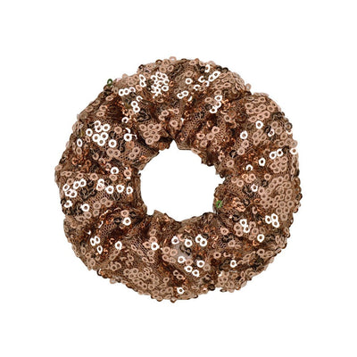 Women's Casual Simple Style Solid Color Cloth Sequins Hair Tie