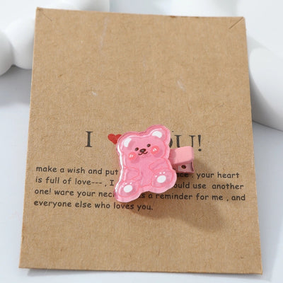 Women's Cute Funny Animal Alloy Resin Hair Clip