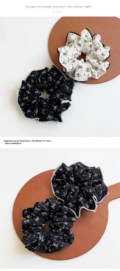 Women's Elegant Basic Streetwear Butterfly Cloth Hair Tie