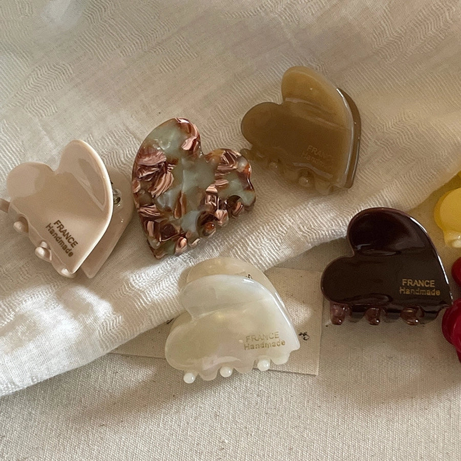 French love cute acetate hairpin small hair clip hair accessories small size side broken hairpin bangs clip hair grip hair accessories