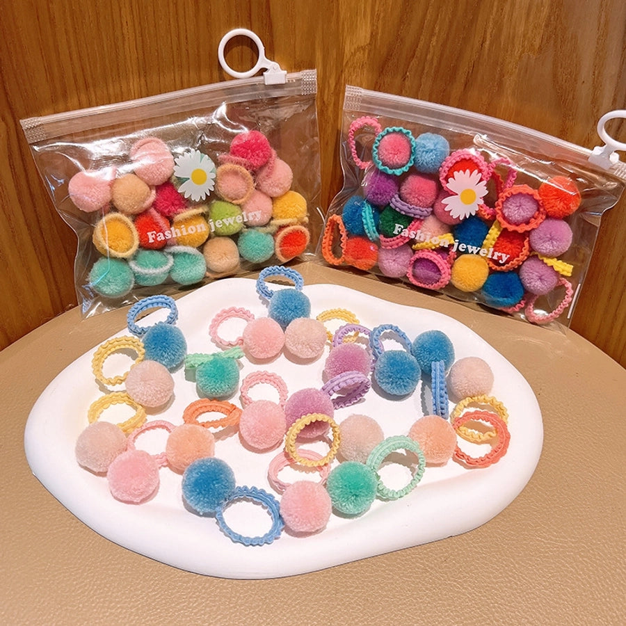 Women's Cute Solid Color Elastic Band Braid Hair Tie