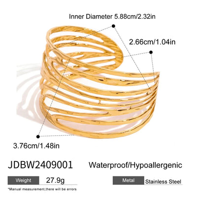 Simple Style Classic Style Geometric 304 Stainless Steel Bangle In Bulk