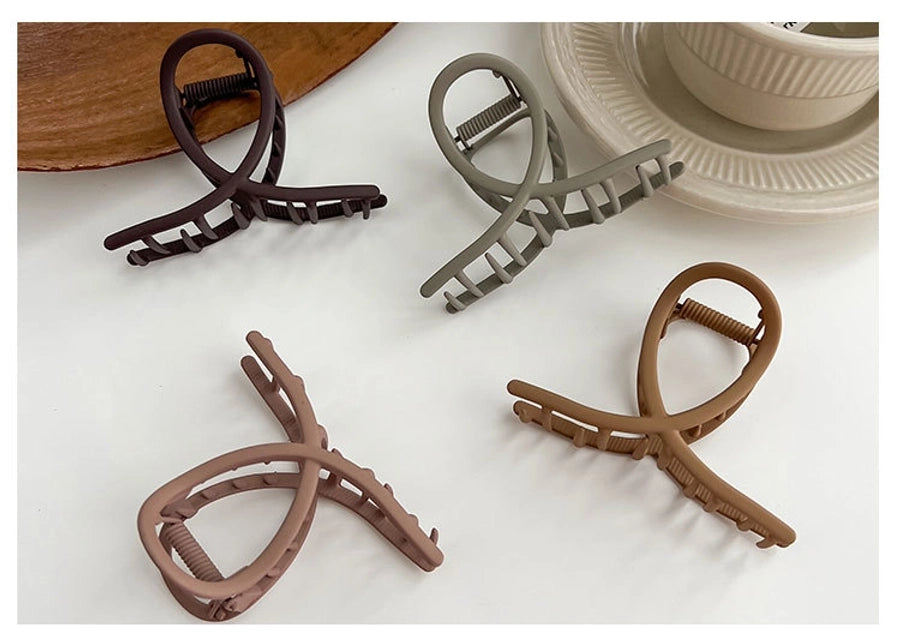 simple style geometric alloy stoving varnish hair claws