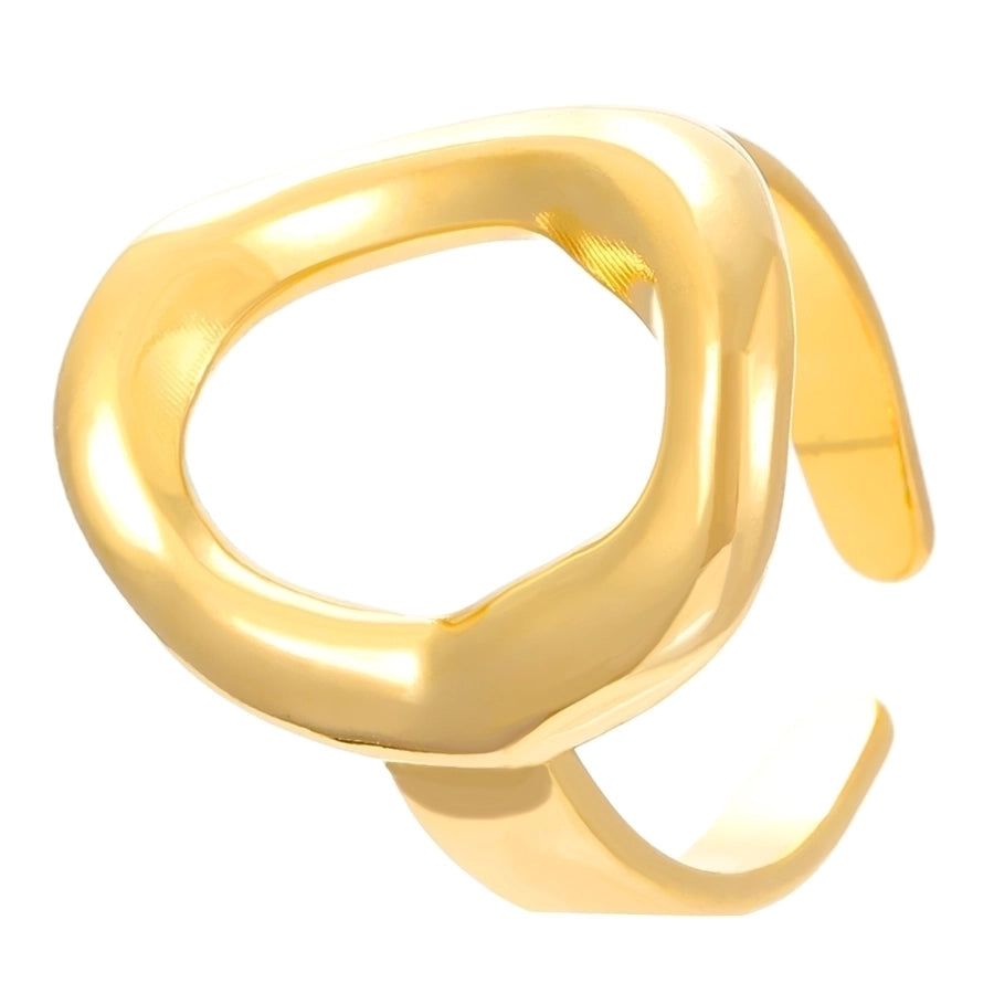 Jewelry Simple Style Classic Style Solid Color 304 Stainless Steel Plating Rings