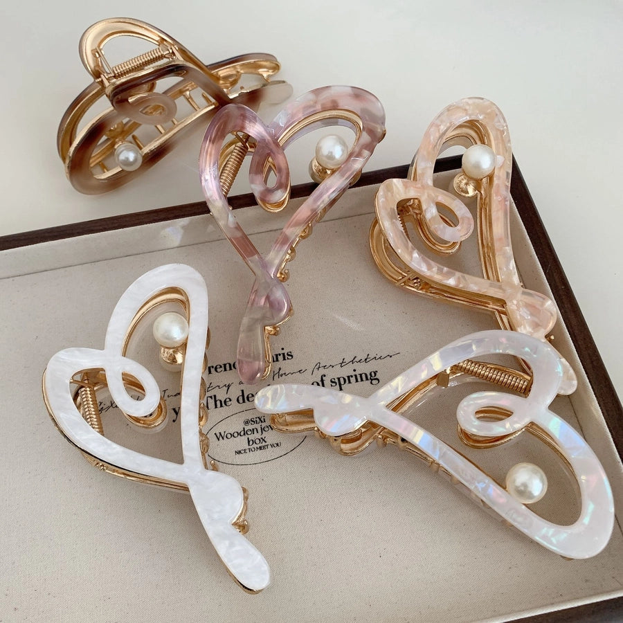 Women's Casual Simple Style Streetwear Geometric Alloy Acetic acid sheets Hair Claws