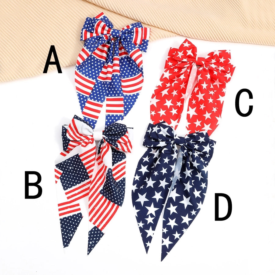 Women's Simple Style Classic Style American Flag Cloth Hair Clip