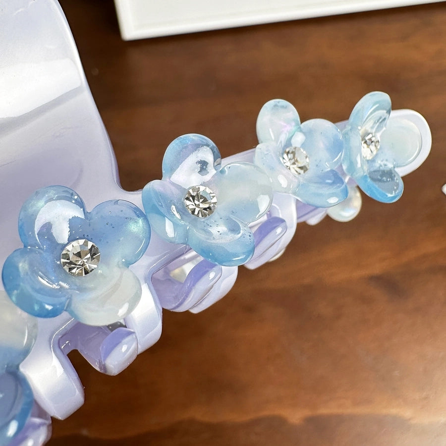 Women's Casual Simple Style Streetwear Floral Acetic acid sheets Hair Claws