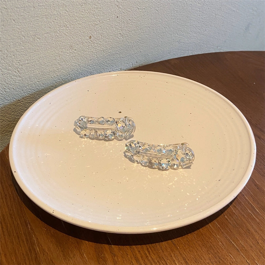 fairy style sparkly artificial crystal hair clip