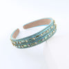 Women's Simple Style Classic Style Color Block Plastic Inlay Zircon Hair Band