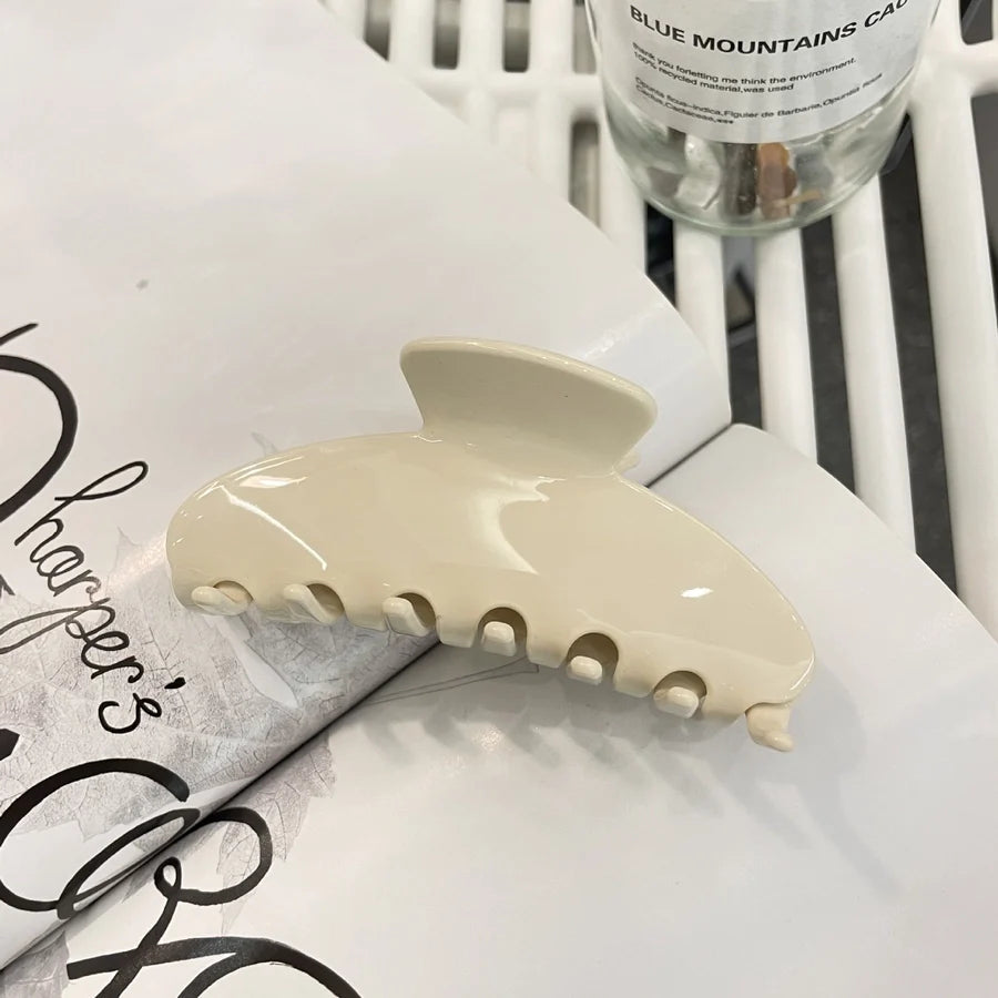 Women's Basic Simple Style Solid Color Acetic acid sheets Hair Claws