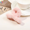 japanese style solid color plastic handmade hair claws 1 piece