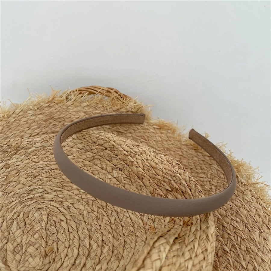 simple style bow knot cloth headwear