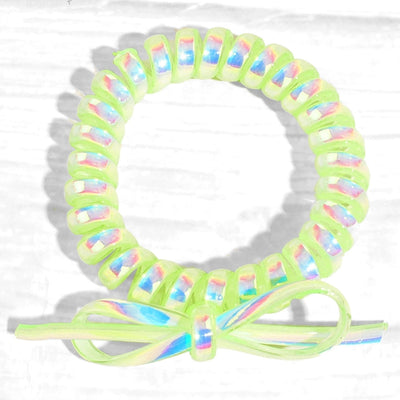 fashion bow knot telephone line hair tie 1 piece