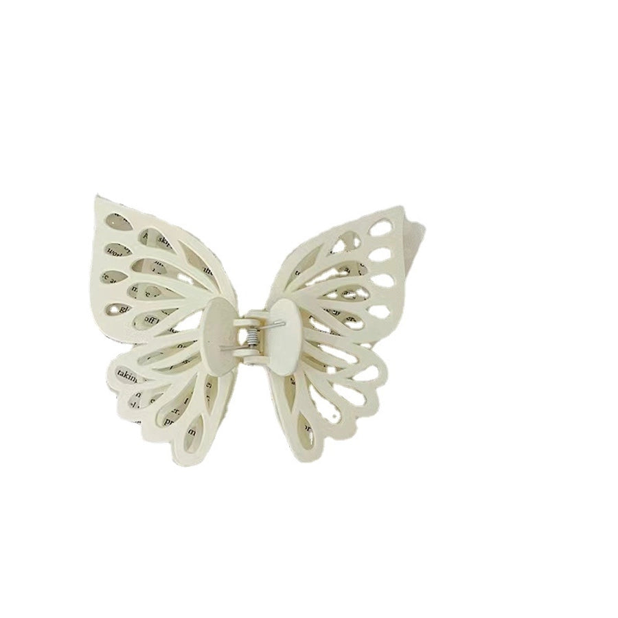 sweet butterfly plastic hollow out hair claws