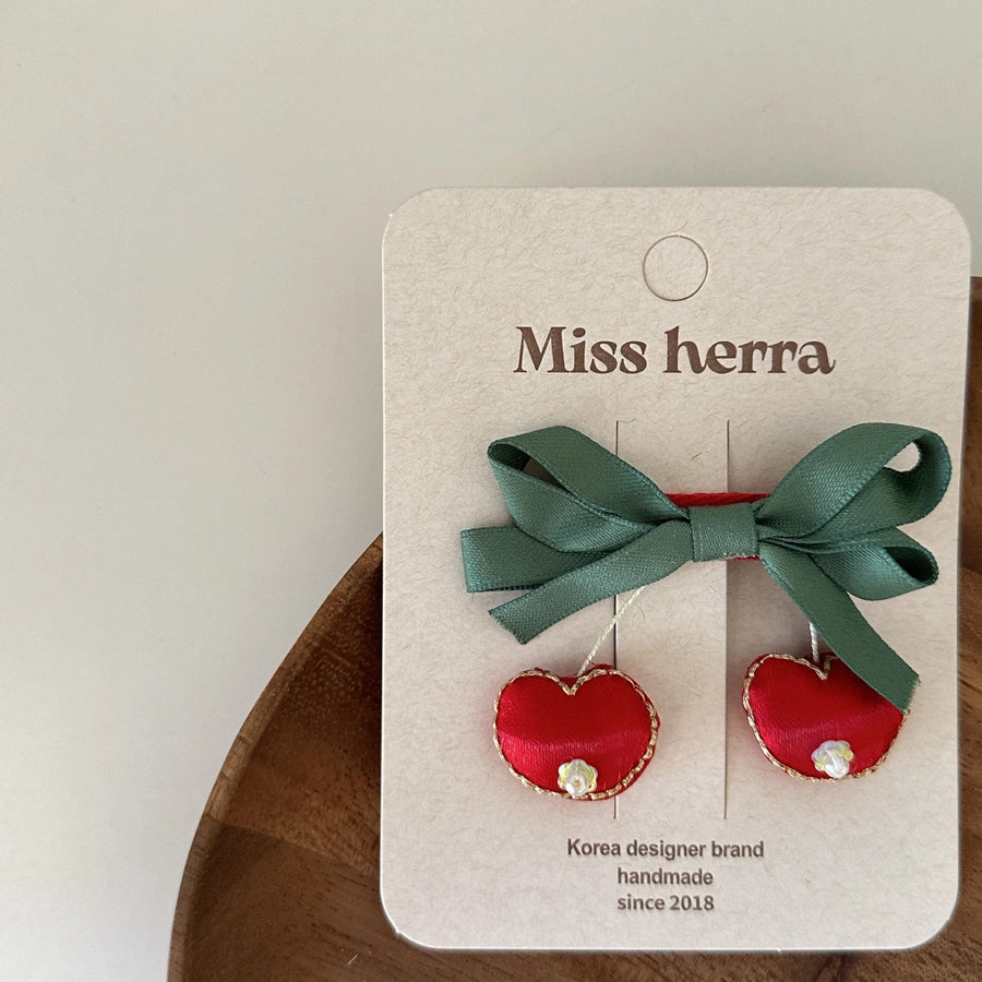 Sweet Beads Strawberry Cherry Children's Hairpin Hairpin Hairband Baby Hairpin Side Strand