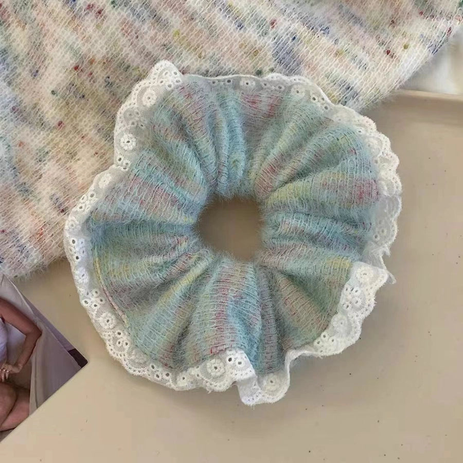 Women's Casual Simple Style Color Block Cloth Rib-Knit Hair Claws