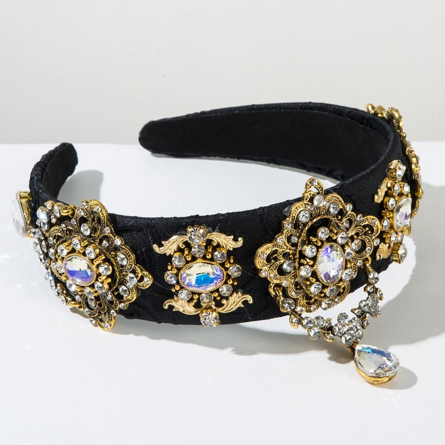 Women's Casual Vacation Classic Style Geometric Alloy Glass Hair Band