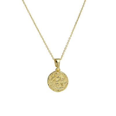 Brass Plating Constellation Pendant Necklace